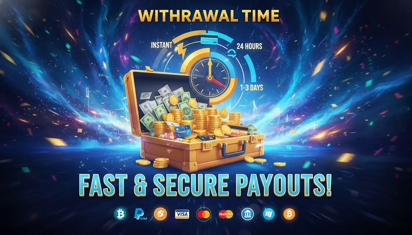Hvor lang tid tager udbetaling hos Kapow casino?