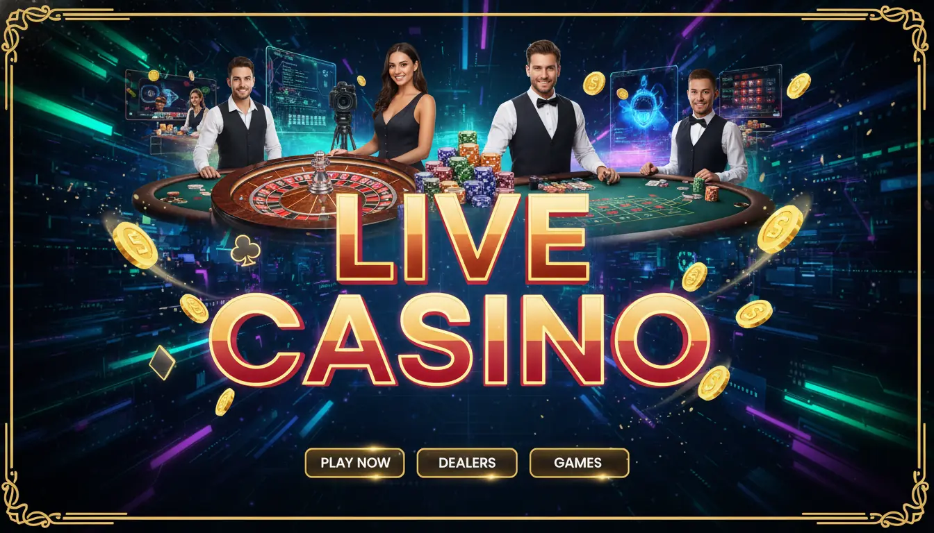 Live casino på Kapow casino